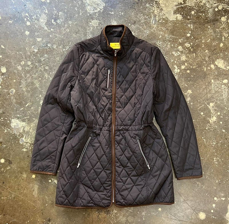 100) 루이까스텔 골프 퀼팅코트 자켓 점퍼 여성 골프웨어 골프 의류 이미지