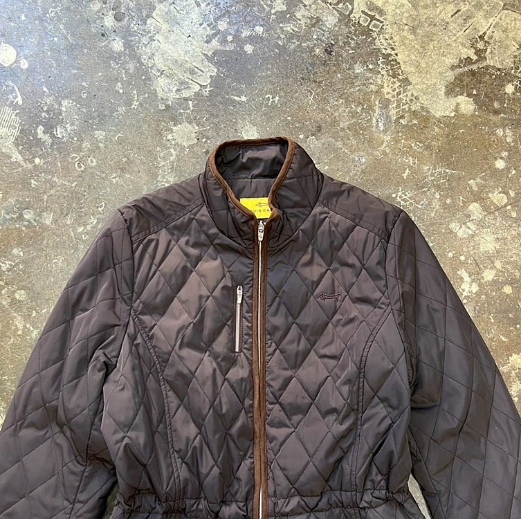 100) 루이까스텔 골프 퀼팅코트 자켓 점퍼 여성 골프웨어 골프 의류 이미지