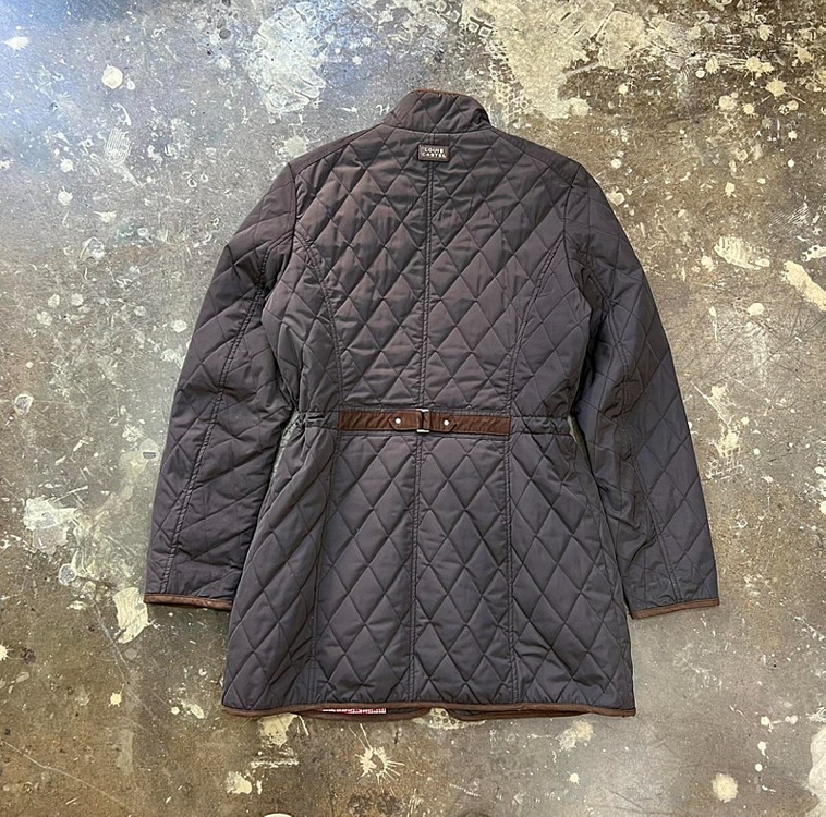 100) 루이까스텔 골프 퀼팅코트 자켓 점퍼 여성 골프웨어 골프 의류 이미지