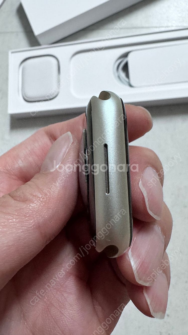 애플워치 7 gps 45mm 스타라이트 알루미늄--2