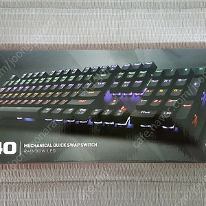 앱코 K640 LED 기계식 키보드 적축 판매합니다.