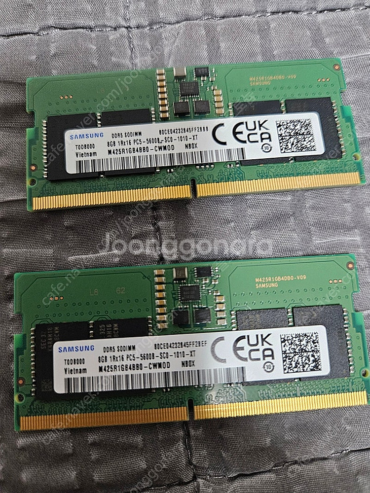 삼성 노트북 램 ddr5 5600 8gx2--0