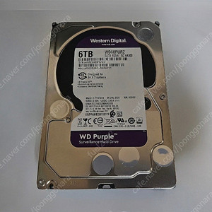 웨스턴 디지털 WD 퍼플 6TB HDD / WD60PU