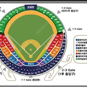 3일 와일드카드 2차전 3루 오렌지 2연석 통로