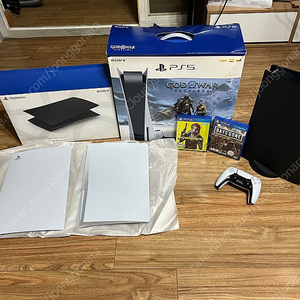 PS5(플스5 디스크에디션) 라그나로크에디션 삼성 980 2tb ssd, 정품블랙커버, 로고스티커, 싸펑, 데이즈곤 일괄판매