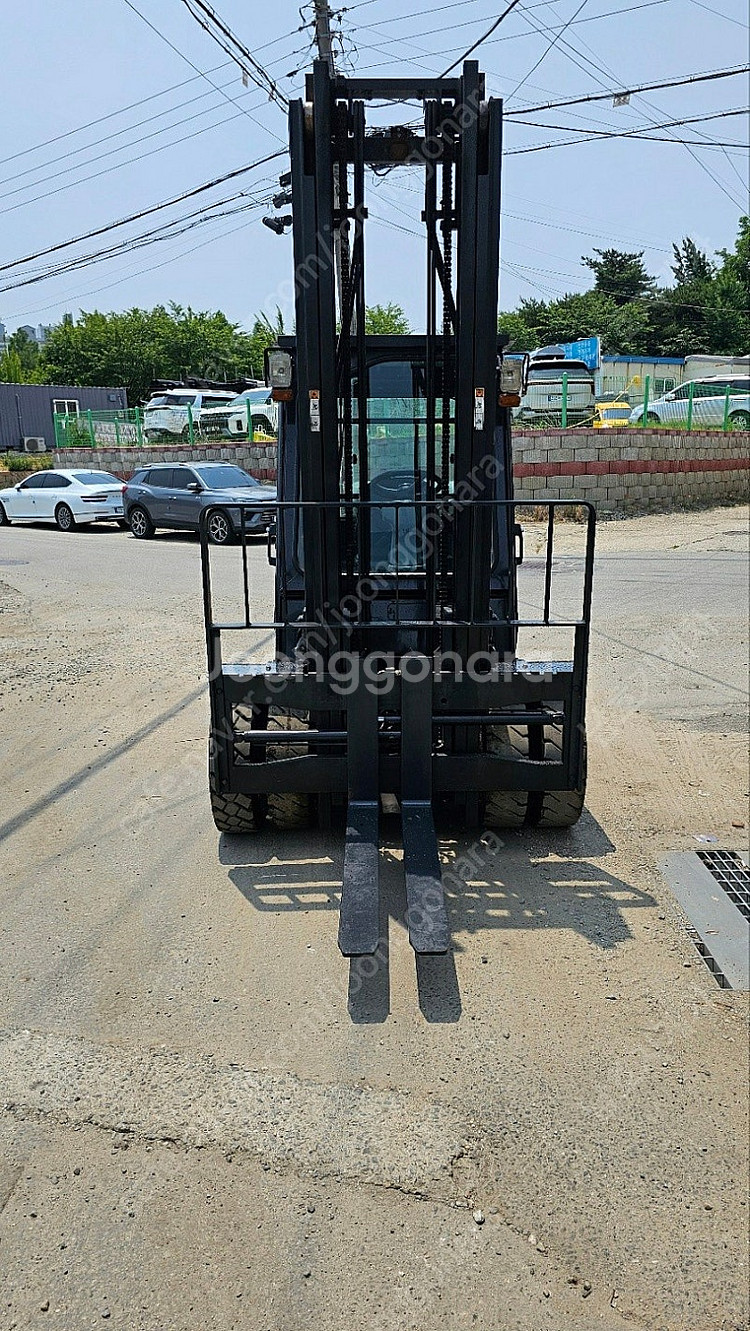 가스 지게차 3톤 2단 두산 자동발 차량상태최상--1