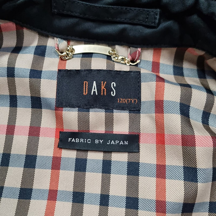 닥스 키즈 아동 트렌치코트 120, 7y, 100307 이미지