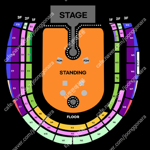 콜드플레이 내한 4/19(토) 1층 지정석 및 스탠딩 양도합니다