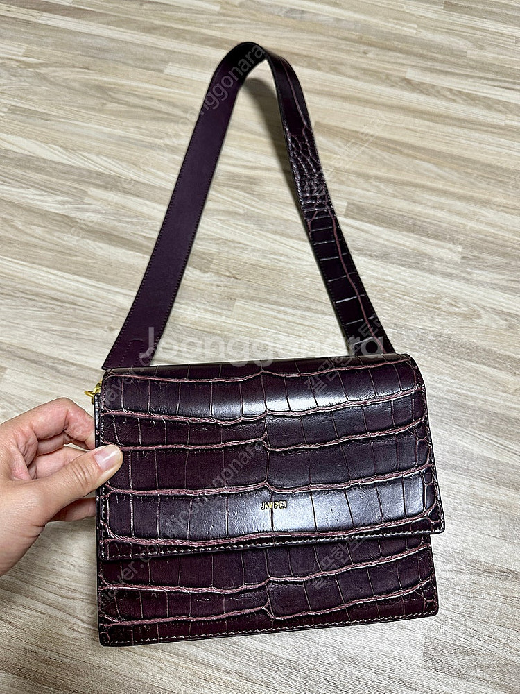 JWPEI 미국브랜드 악어무늬 비건백--1