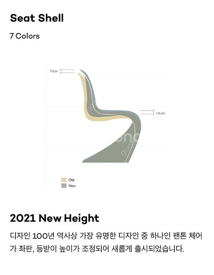 비트라 Vitra 팬톤체어 화이트--0