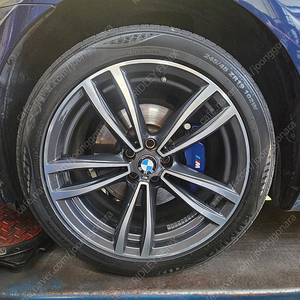 BMW G바디 19인치 647M 휠(TPMS미포함)+타이어 한대분