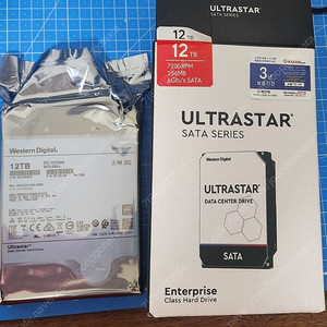 WD Ultrastar 12tb hc520 울트라스타 sata HD