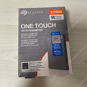 씨게이트 원터치 외장하드 1TB(Seagate one touch) (미개봉 새상품)