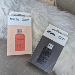 8bitdo 리시버 2*2ea (검은색/벽돌색)