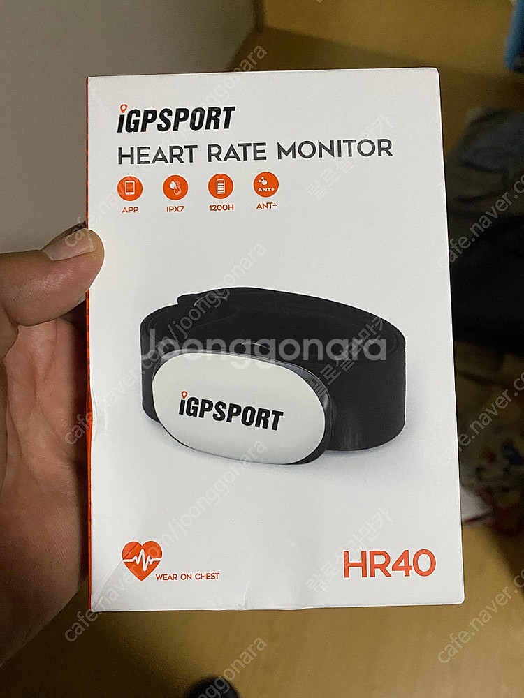 IGS Sport 심박수 센서 HR40판매합니다.--0