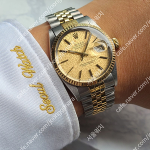 [정품] 롤렉스 데이저스트 36 콤비 디지털 골드다이얼 빈티지 (Rolex Datejust Digital Gold Dial Gold Two-Tone)