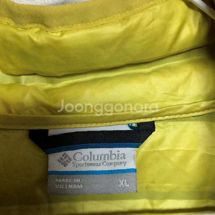 깨끗 컬럼비아 남성 오리털 경량패딩 105XL--3