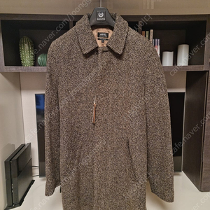 A.P.C 헤링본 코트 pete mac L사이즈