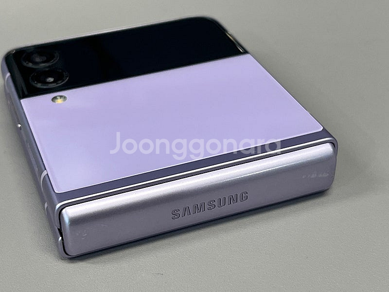 갤럭시Z플립3 퍼플 256G 미파손 무잔상 가성비 꿀폰...--7