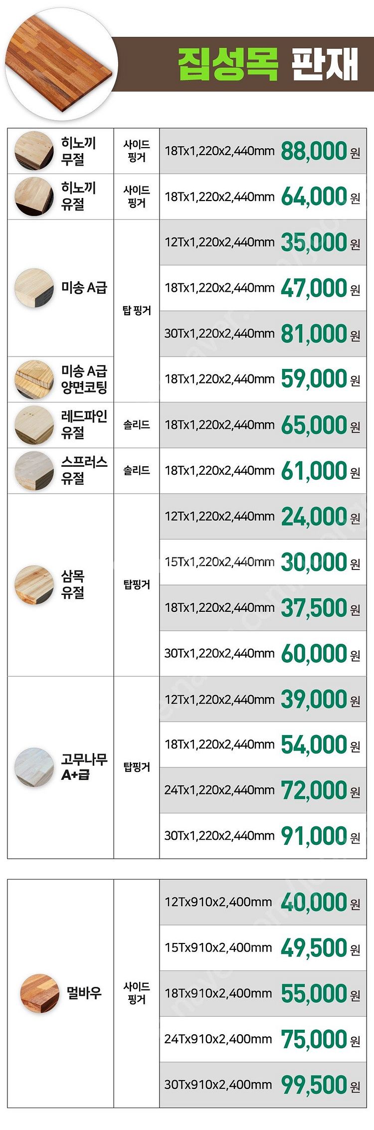 다루끼 합판 방부데크1장 3600원 아연각관 c형광 야...--9