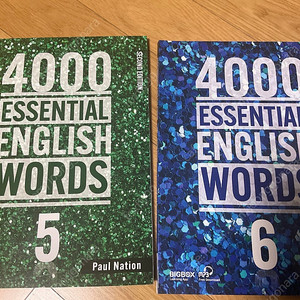 4000 essential words 5,6 각권9000