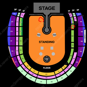 콜드플레이 내한공연 테이블석 1열 스탠딩석 11xx 2연석 등등 양도