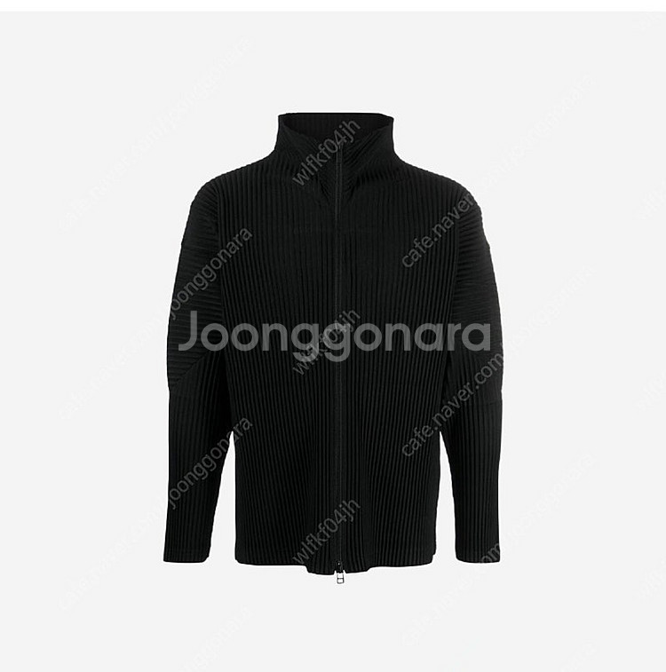 옴므플리세 집업 검정3사이즈 새상품 팝니다--0