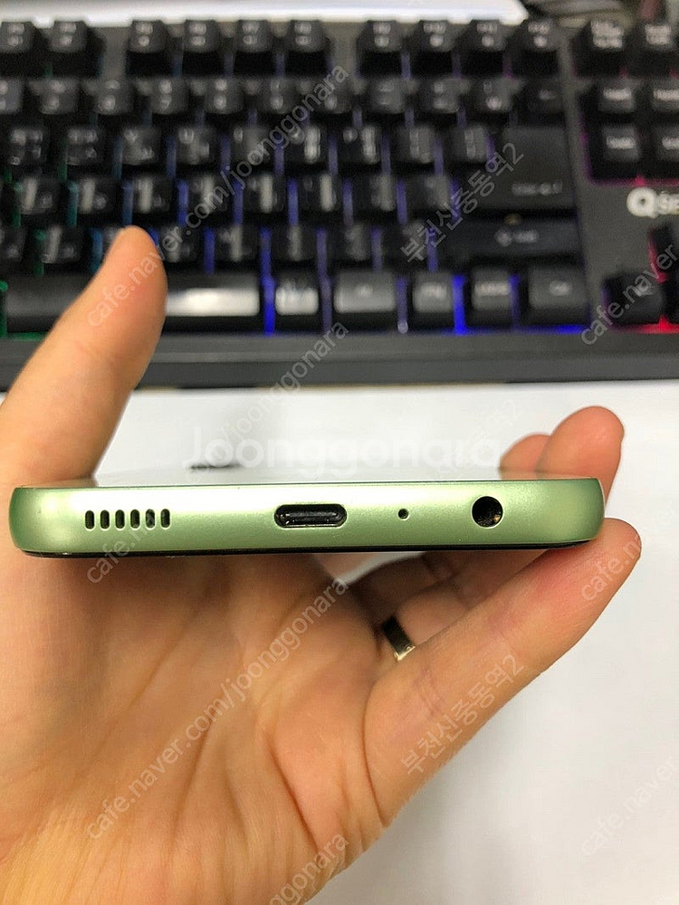 000186 갤럭시A24 그린 SS급 128GB 무잔상...--7