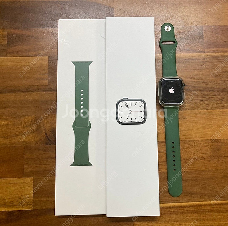애플워치7 45mm gps 그린 s급 판매--0