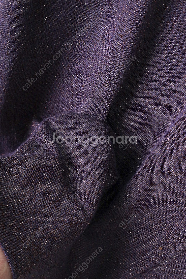 55-88)J BY 가오리핏 퍼플 글리터 니트-5천--5