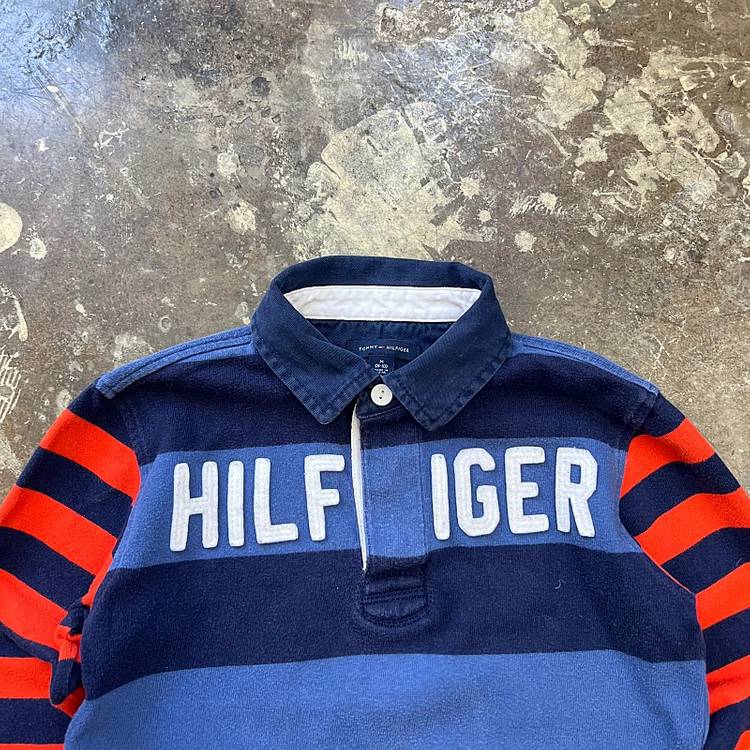 8-10) 타미힐피거 키즈 주니어 럭비티 카라 티셔츠 폴로 랄프로렌 빈폴 이미지