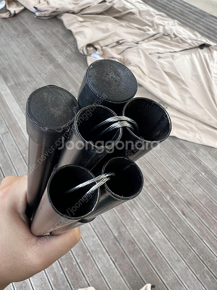 A텐트 첼트반 TC 면혼방 텐트 샌드색상 탄색--8