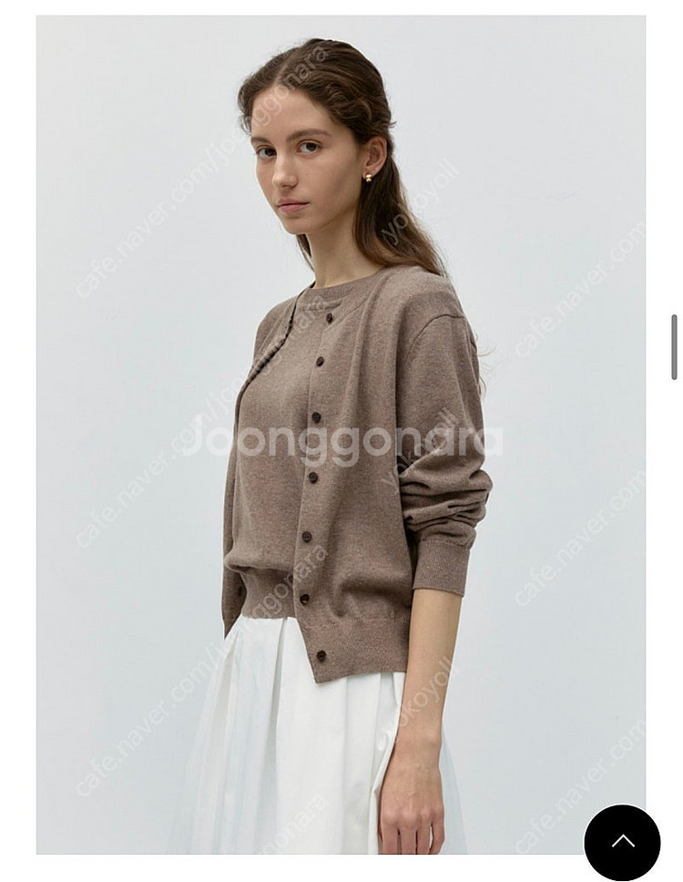 드파운드 캐시미어 가디건 cotton cashmere ...--2