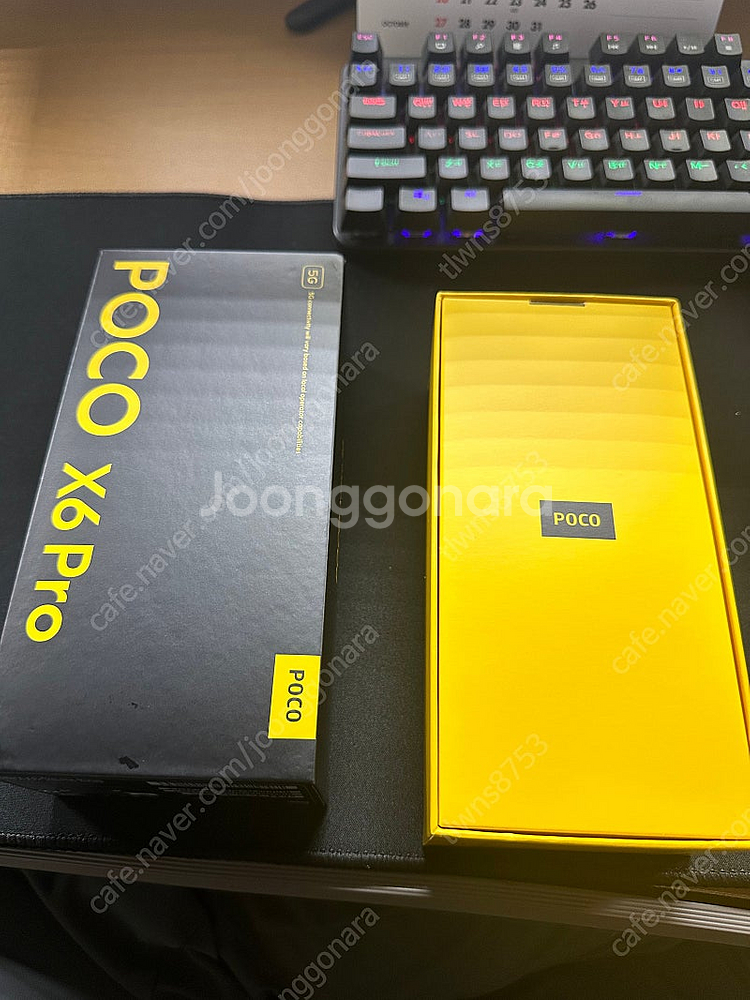 포코x6pro 256기가 (단순개봉)--1