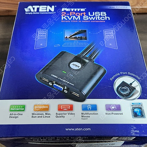 ATEN CS22U KVM 스위치 USB 2포트 싸게 팝니다