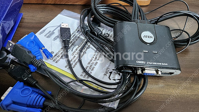 ATEN CS22U KVM 스위치 USB 2포트 싸게 ...--1