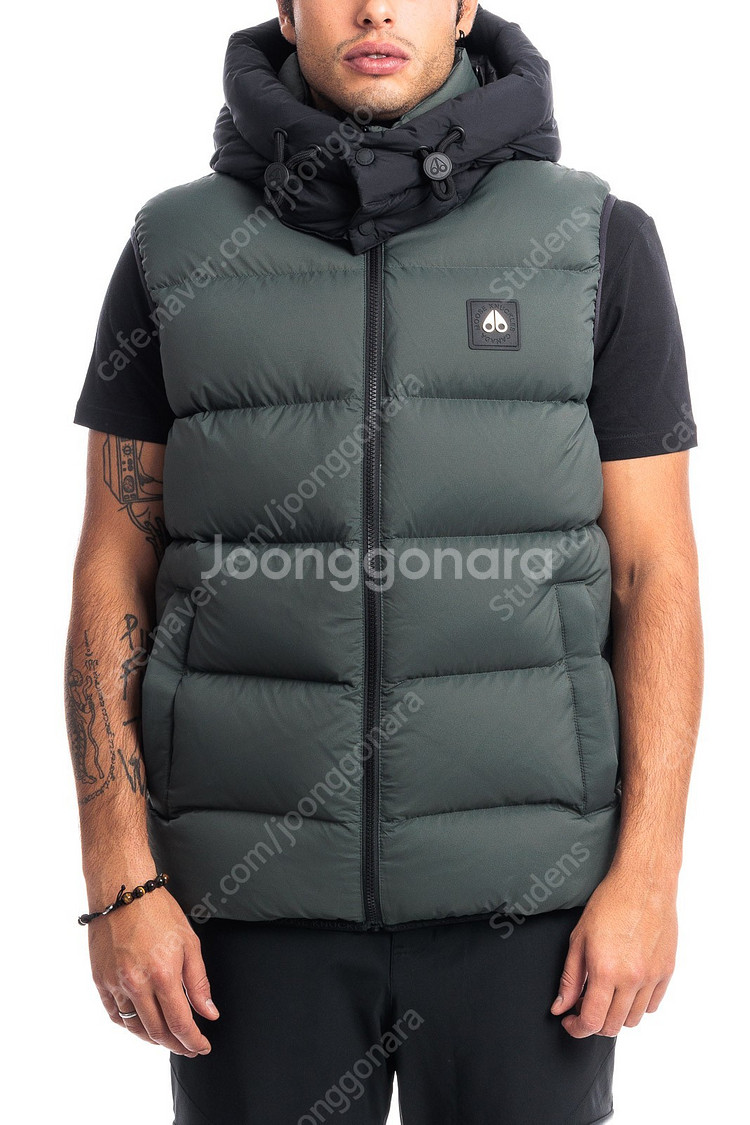 [M] 무스너클 23FW 후드 패딩 조끼 FORREST...--1