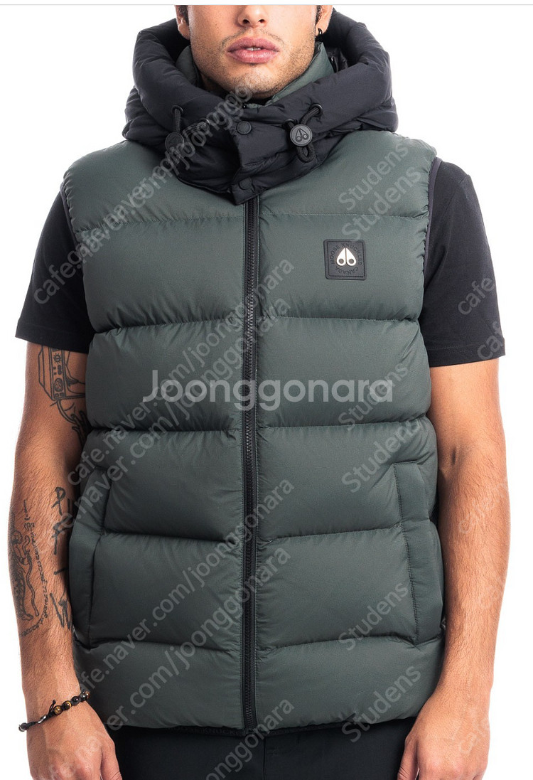 [M] 무스너클 23FW 후드 패딩 조끼 FORREST...--0