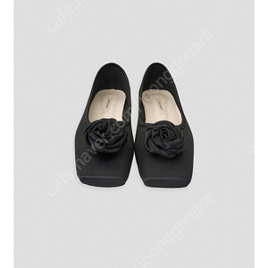 위드아웃썸머 Rose flat shoes (black,245)