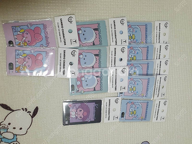 산리오led 티머니 카드 개당 8,000원--0