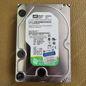 WD 2tb HDD 2테라 하드디스크