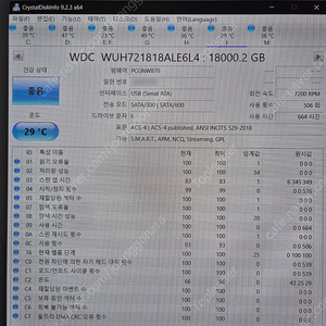 WD HC550 18TB (무상 보증기간 5년)