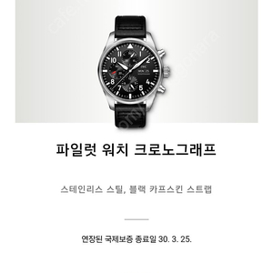 인하] iwc 377709 22년 민트급