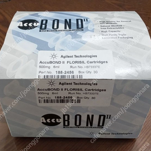 Agilent AccuBond Ⅱ FLORISIL Cartridges Part No. 188-2456