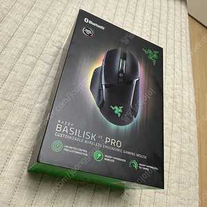 레이저 바실리스크 Basilisk V3 Pro 유무선마우스 RZ01-0462 미개봉