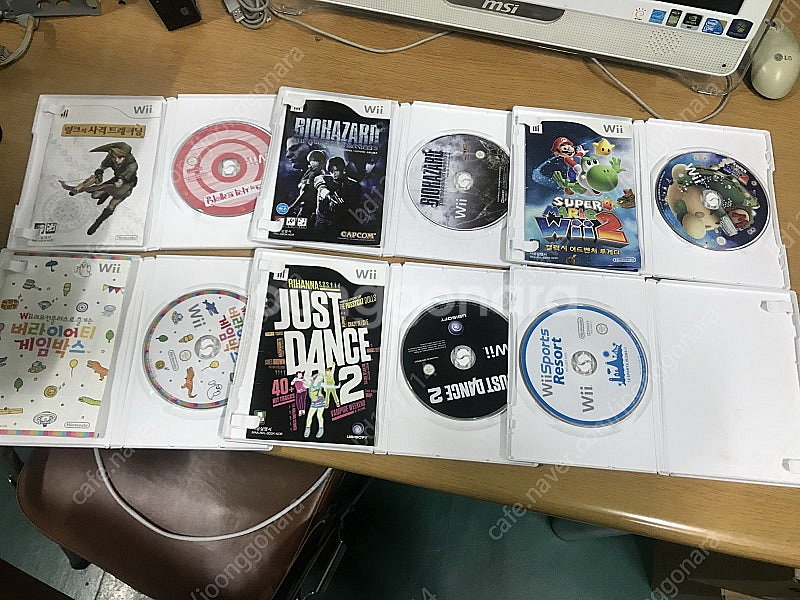닌텐도 위 Wii 정품 게임 cd (마리오,저스트댄스등...--1