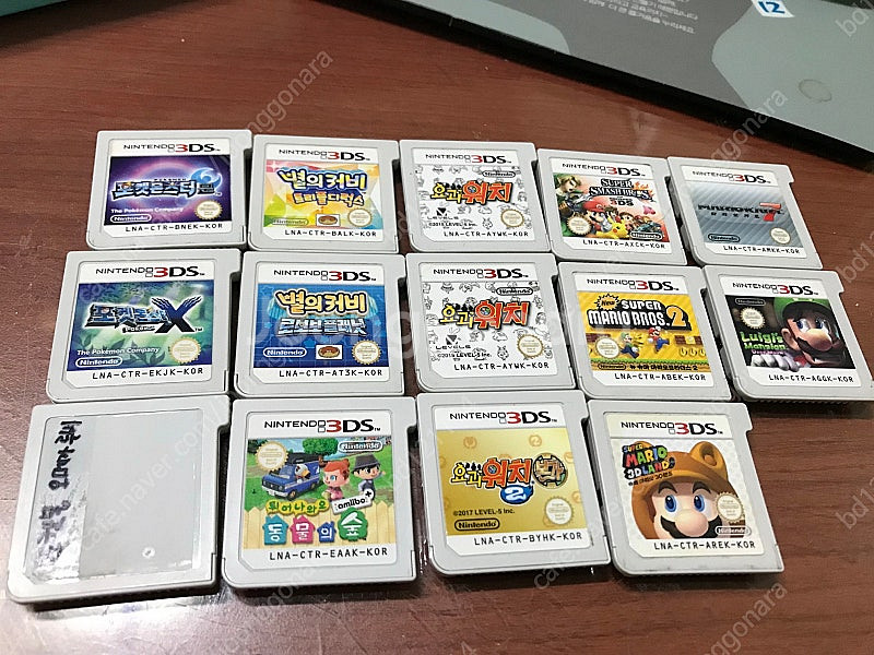 닌텐도 DS/3DS 게임칩,박스(별의커비,포켓몬스터) ...--0