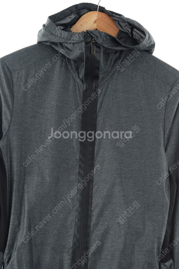 (M) 아디다스 집업 바람막이 점퍼자켓 그레이 폴리 올...--0