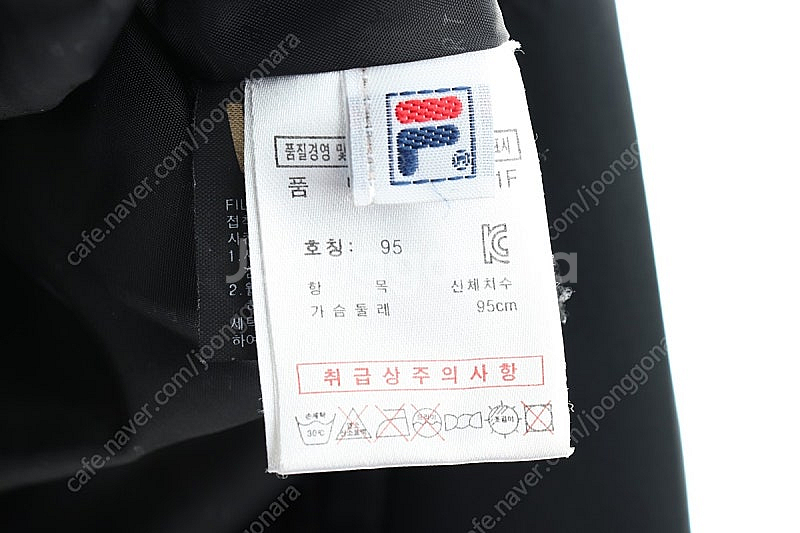 W(M) 휠라 집업 바람막이 점퍼자켓 블랙 나일론 올드...--5
