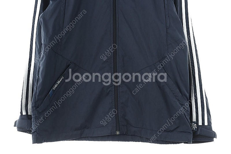 (M) 아디다스 집업 바람막이 점퍼자켓 첼시 네이비 삼...--3
